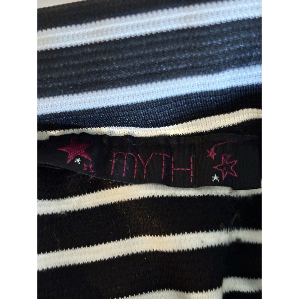 Myth Brand Black & White Striped Skirt Women's Size Medium - Picture 6 of 7